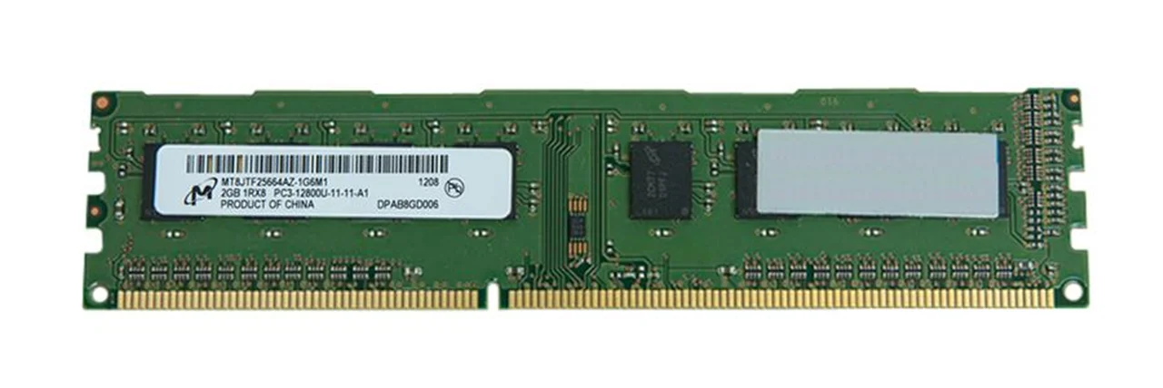 رم کامپیوتر استوک 2 گیگابایتی میکرون مدل MT8JTF25664AZ-1G6M1